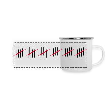 30 - Panoramic Camper Mug - white - Front