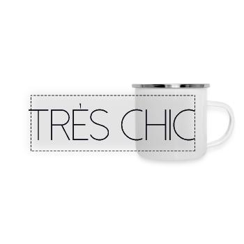 TRES CHIC Stylish - Panoramic Camper Mug - white - Front