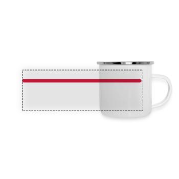 stroke - Panoramic Camper Mug - white - Front