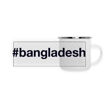 BANGLADESH Hashtag - Panoramic Camper Mug - white - Front