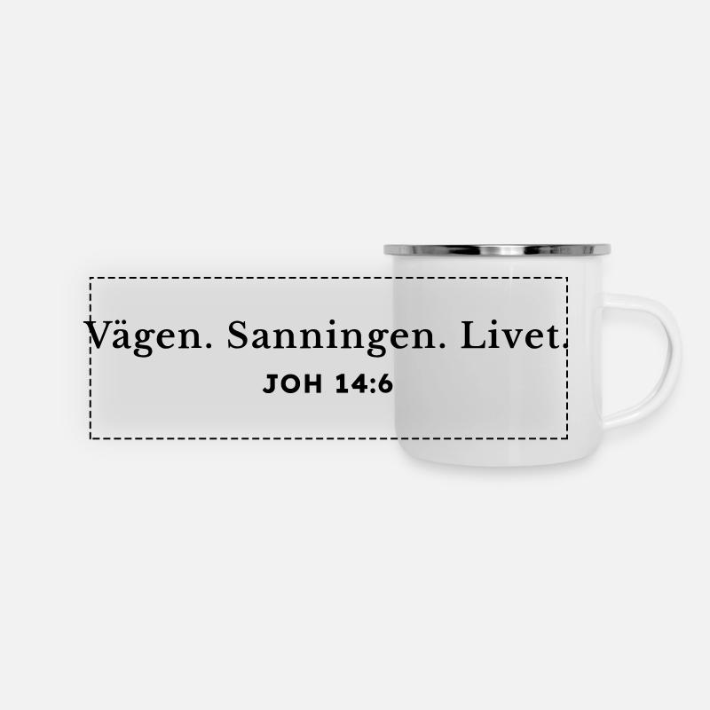 The way. The truth. Life. - Panoramic Camper Mug - white