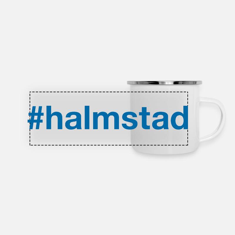 Halmstad Sverige Sweden Schweden - Panoramic Camper Mug - white