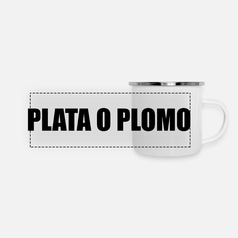 PLATA O PLOMO - Panoramic Camper Mug - white
