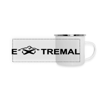 Extremal - Panorama Emaille-Tasse - Weiß - Vorne