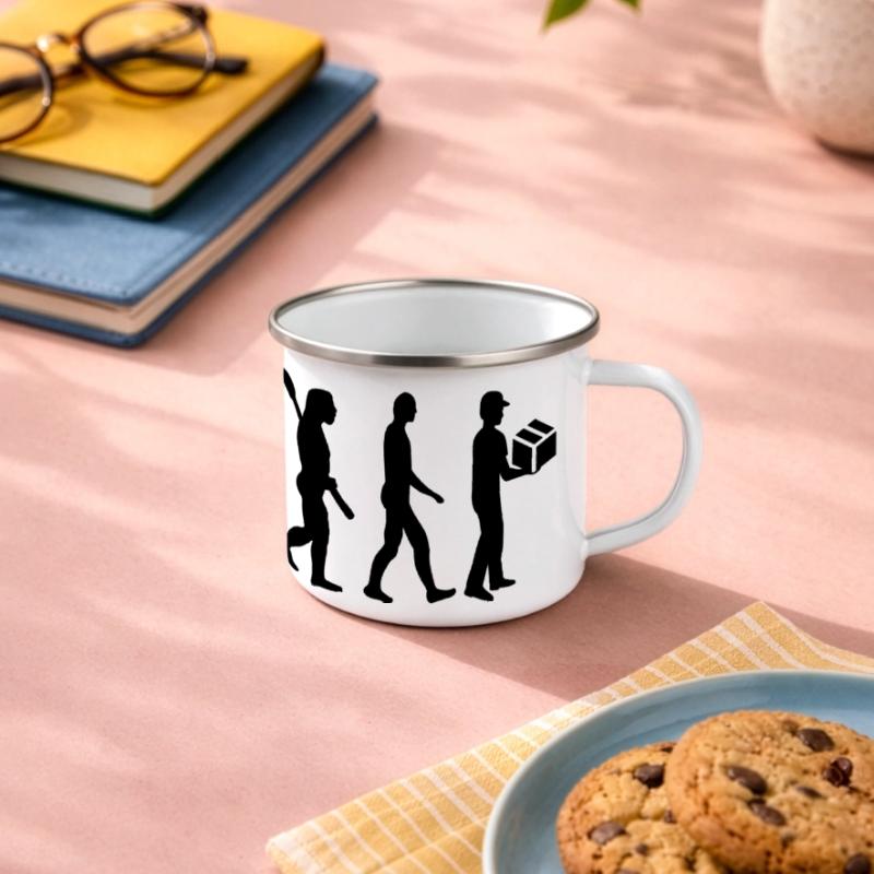 Evolution Messager Mug panoramique émaillé