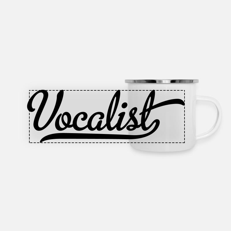 Vocalist - Panoramic Camper Mug - white