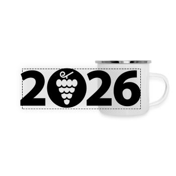 Wine 2026, Wine Festival 2026, Vine 2026 - Panoramic Camper Mug - white - Front