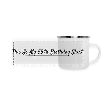 55th Anniversary 55 Years Anniversary - Panoramic Camper Mug - white - Front