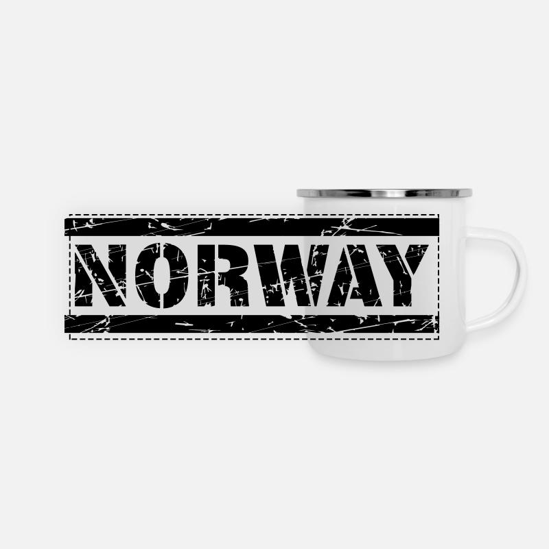 Norway - Panoramic Camper Mug - white