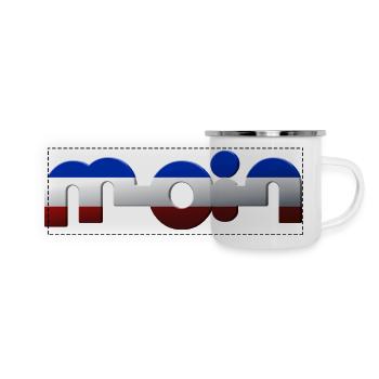 Hello - Panoramic Camper Mug - white - Front