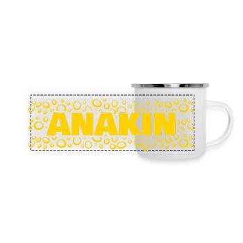 Anakin comme prénom - Mug panoramique émaillé - blanc - Devant