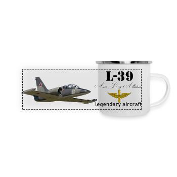 L-39 Albatros - Panoramic Camper Mug - white - Front