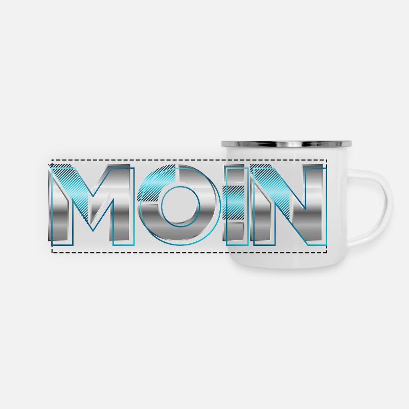 Hello - Panoramic Camper Mug - white