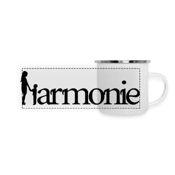 HARMONY! (family, dad, mom, children) - Panoramic Camper Mug - white - Front