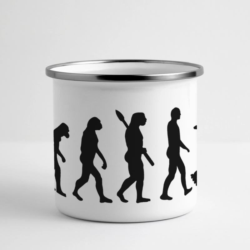 Evolution Inline Skating Panorama Emaille-Tasse
