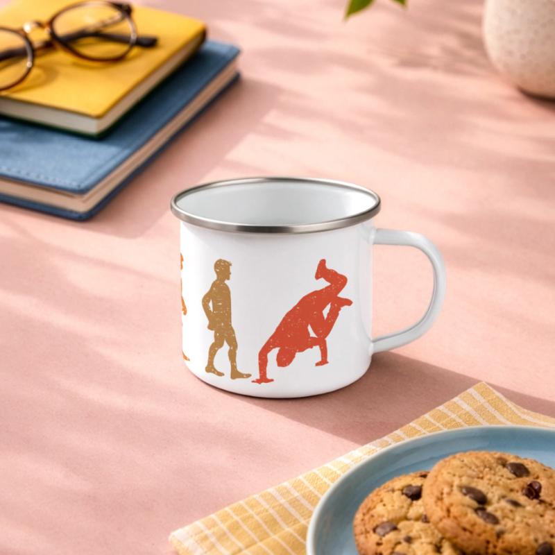 Breakdance Evolution vintage retro Panoramic Camper Mug