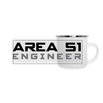 AERA 51 ENGINEER - Panoramic Camper Mug - white - Front