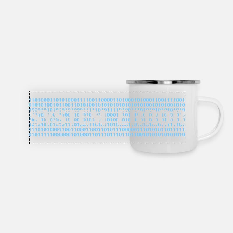 eRREUR - Mug panoramique émaillé - blanc