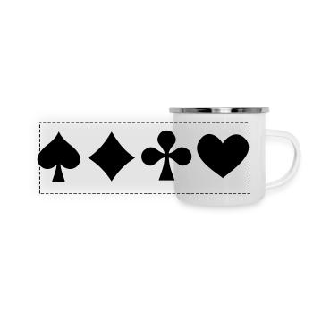 Poker - Panoramic Camper Mug - white - Front
