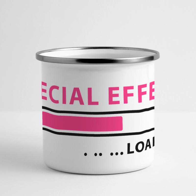 loading Special Effect - be patient Panorama Emaille-Tasse
