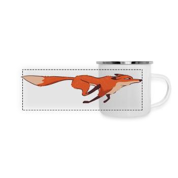 Fox - Panoramic Camper Mug - white - Front