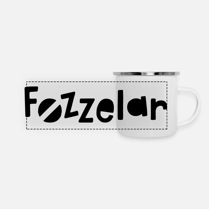 Føzzelar - Panoramic Camper Mug - white
