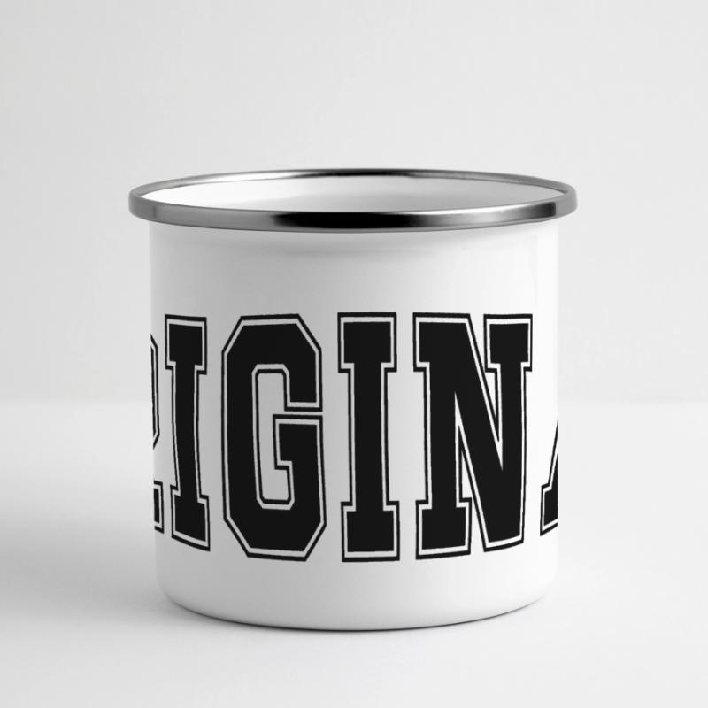 Langue source Mug panoramique émaillé