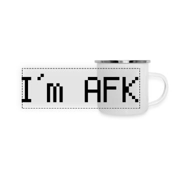 I´m afk - Panoramic Camper Mug - white - Front