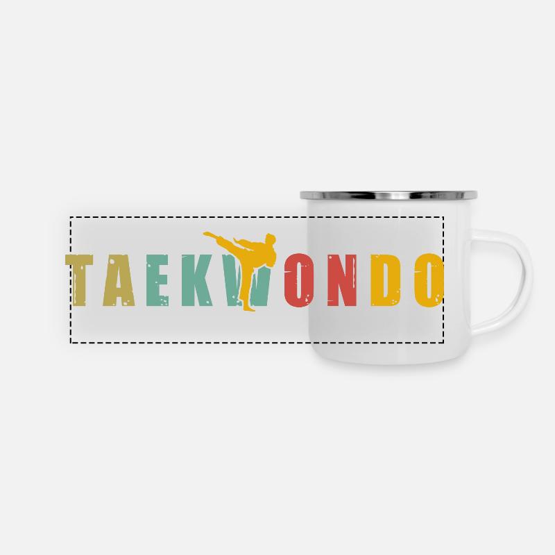 Taekwondo - Panoramic Camper Mug - white
