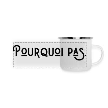 Why not - Panoramic Camper Mug - white - Front