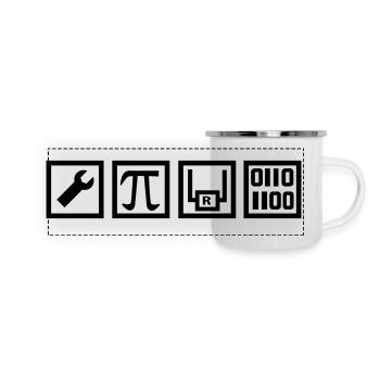 engineer - technics - Panoramic Camper Mug - white - Front