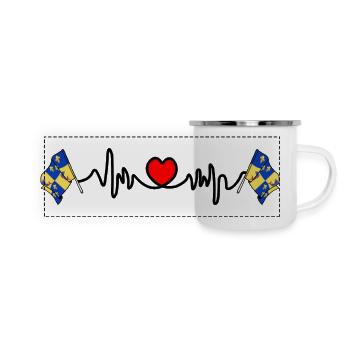 Dauphiné Heart Rate - Panoramic Camper Mug - white - Front