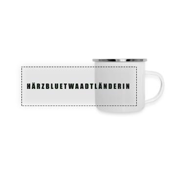 Härzbluetwaadtlander, Canton of Vaud - Panoramic Camper Mug - white - Front
