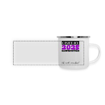 Confirmation 2025 Guestbook Decoration Girls Boys - Panoramic Camper Mug - white - Front