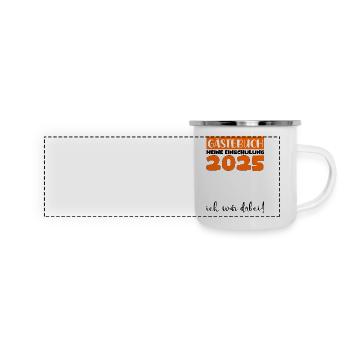 Guestbook School Enrollment 2025 Young Girls Schoolchild - Panoramic Camper Mug - white - Front