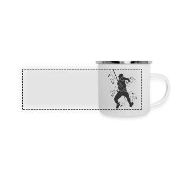 Javelin Throw Colorsplash Javelin Throw - Panoramic Camper Mug - white - Front