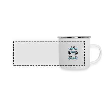 Fachabi Geschafft 2024 Fachabitur Bestanden - Panorama Emaille-Tasse - Weiß - Vorne