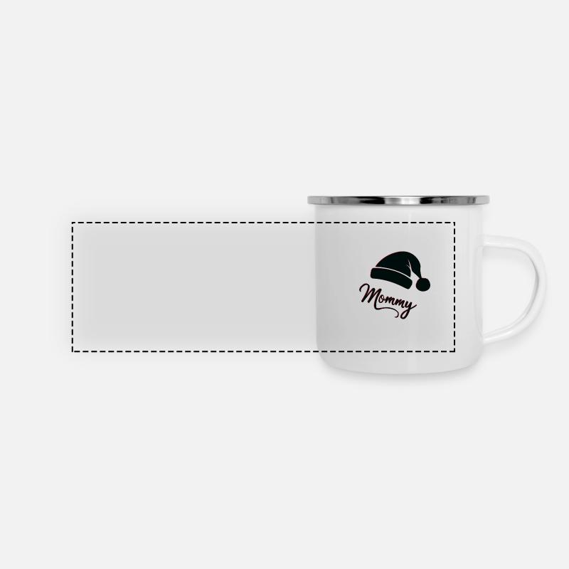 "Festive Mommy" - Panoramic Camper Mug - white