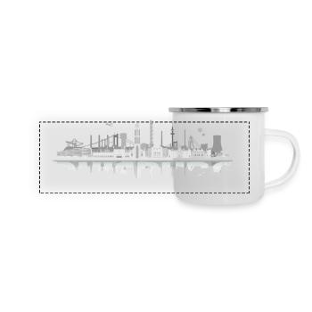 duisburg_city_hell01 detail - Panoramic Camper Mug - white - Front