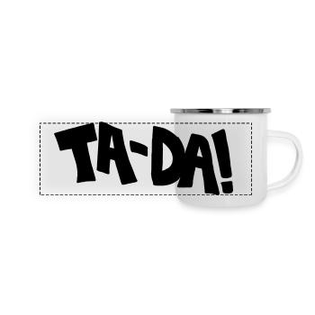 Cartoon, Kaboom, Tada, electric, Hello, Techno, Fu - Panoramic Camper Mug - white - Front