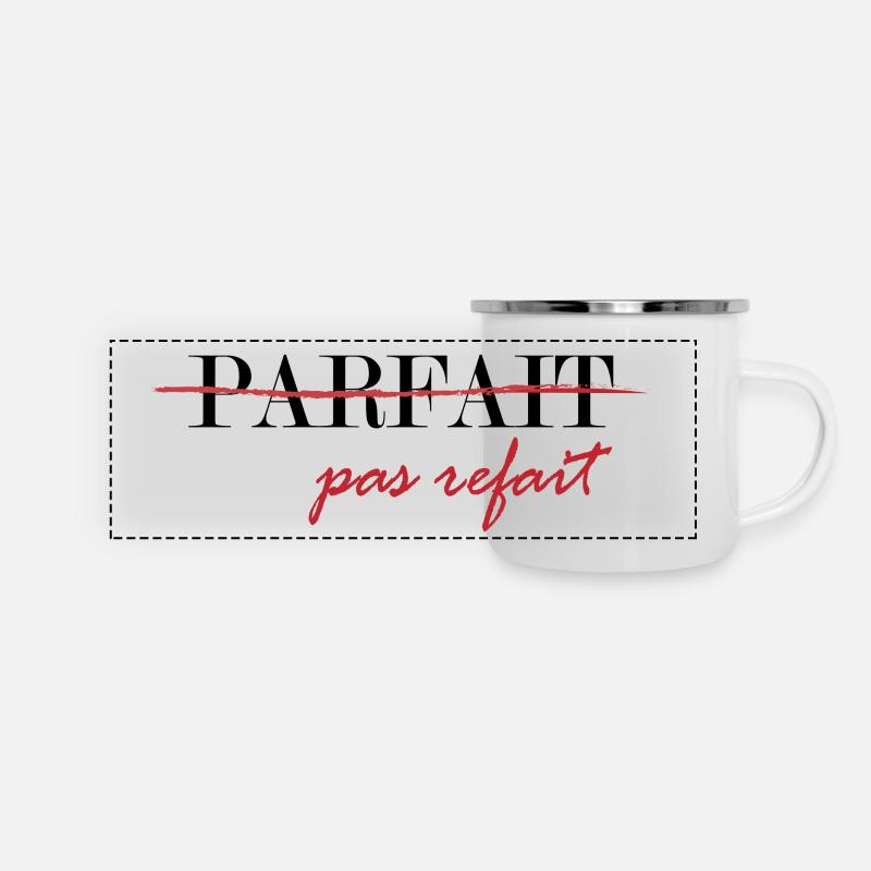 Perfect, not redone (black) - Panoramic Camper Mug - white