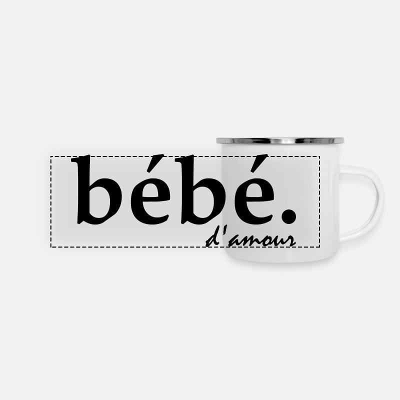 Love Baby - Panoramic Camper Mug - white