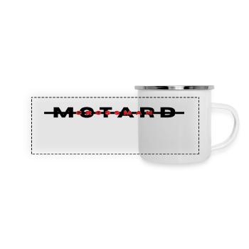 Motorcyclist - Panoramic Camper Mug - white - Front