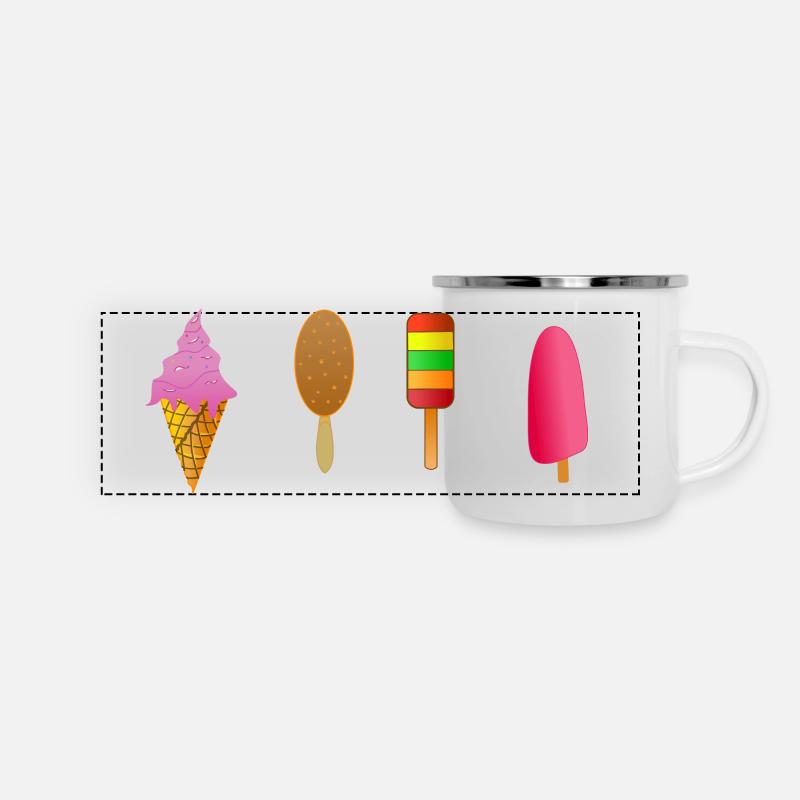 Eis - Panoramic Camper Mug - white