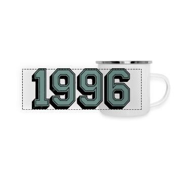 1996 Birthday Year Aging Age 29 Years Old - Panoramic Camper Mug - white - Front