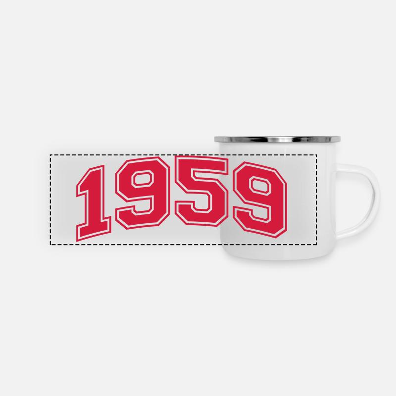 1959 - Panoramic Camper Mug - white