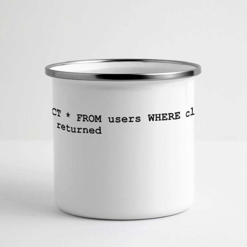 Coder No Clue (1c, NEU) Mug panoramique émaillé