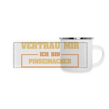 Funny Brush Maker - Panoramic Camper Mug - white - Front