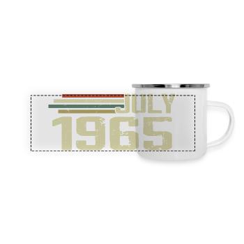 Birthday July 1965 Year 1965 July Year 1965 - Panoramic Camper Mug - white - Front