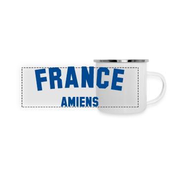 AMIENS France Frankreich - Mug panoramique émaillé - blanc - Devant